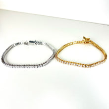 Load image into Gallery viewer, New 2mm Stone Size Tennis Bracelet