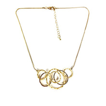 Load image into Gallery viewer, Gold Circles Design Necklace