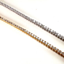 Load image into Gallery viewer, New 2mm Stone Size Tennis Bracelet