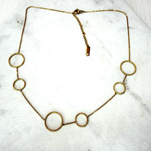 Load image into Gallery viewer, Superfine Delicate Circles Necklace