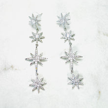 Load image into Gallery viewer, Silver Diamanté Star Stud