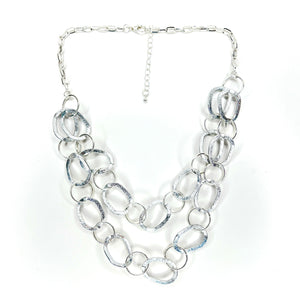 Gold & Silver Double Chain Necklace