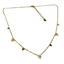 Load image into Gallery viewer, Small Triangular Drop Necklace