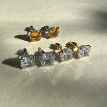 Load image into Gallery viewer, The Sonya Stud in Gold Silver &amp; Yellow Stone