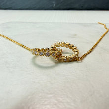 Load image into Gallery viewer, Diamanté Interlinked Circles Necklace
