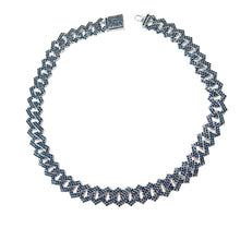 Load image into Gallery viewer, Black Diamanté Encrusted Necklace