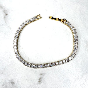 Lighter Weight Gold Tennis Bracelets