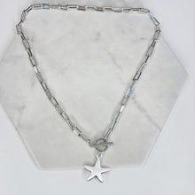 Load image into Gallery viewer, Silver Star Necklace