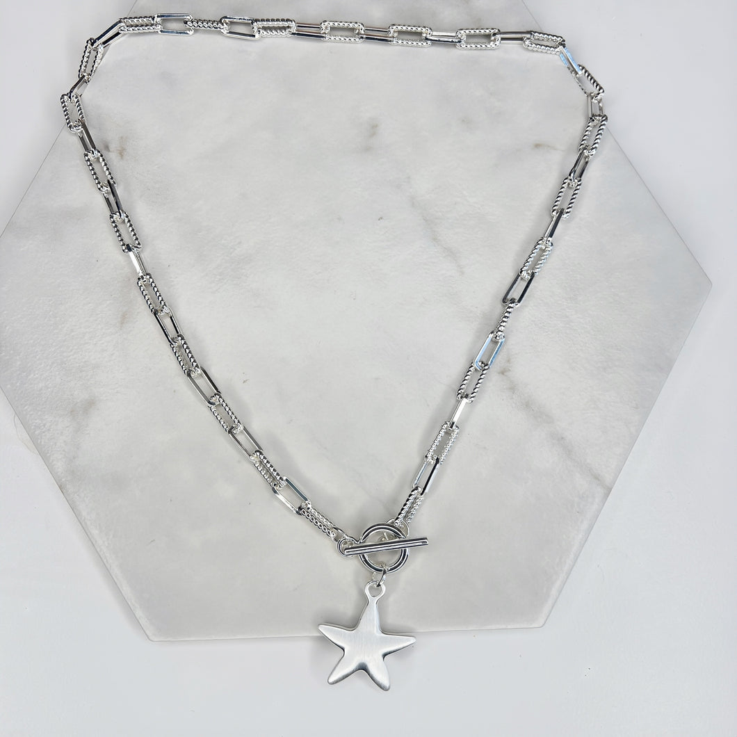 Silver Star Necklace