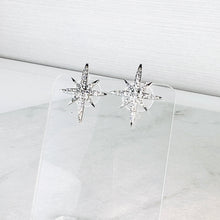 Load image into Gallery viewer, Silver Diamanté Star Stud