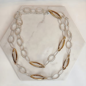 Versatile Gold & Silver Chain Necklace