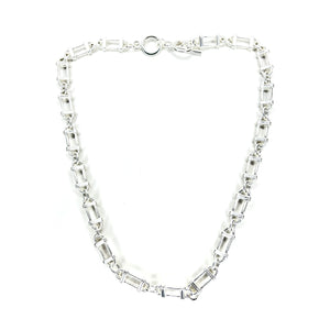 Classic Silver Paperclip Necklace