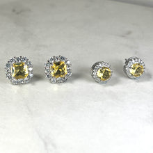 Load image into Gallery viewer, Pale Yellow Studs - Two Size Options