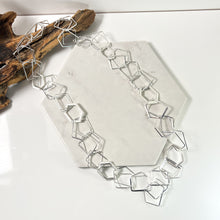 Load image into Gallery viewer, Abstract Silver Necklace