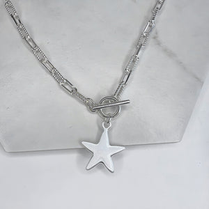 Silver Star Necklace