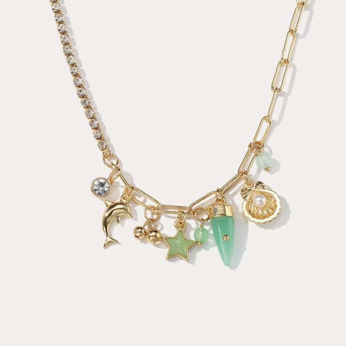 Delicate Gold Charm Necklace