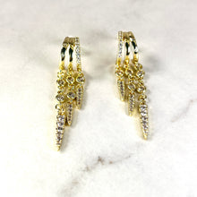 Load image into Gallery viewer, Gold Tassel Chain Earrings