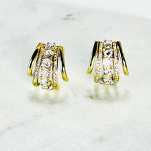 Load image into Gallery viewer, Curved Multi Strand Gold Studs