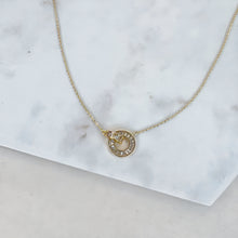 Load image into Gallery viewer, Gold Interlinked Baguette Necklace
