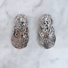 Load image into Gallery viewer, Silver Statement Earrings