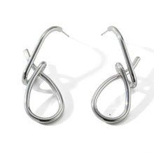 Load image into Gallery viewer, Gold Squiggle Earrings