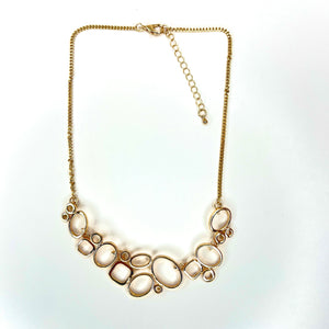 Abstract Gold Necklace