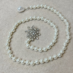 Adjustable Vintage Pearl Necklace