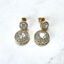 Load image into Gallery viewer, Ornate Gold Drop Earrings
