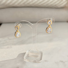 Load image into Gallery viewer, Gold Pear Drop Earrings