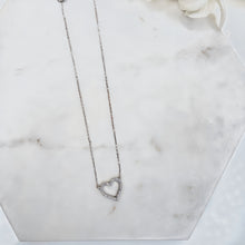 Load image into Gallery viewer, Diamanté Heart Pendant