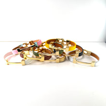 Load image into Gallery viewer, Wrap Cuff With Gold Bar