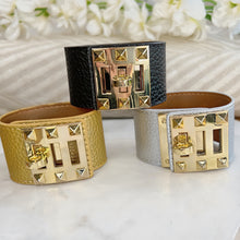 Load image into Gallery viewer, Broad Coloured Gold Cuff