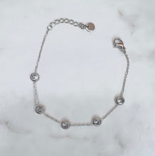 Load image into Gallery viewer, Silver Station Necklace