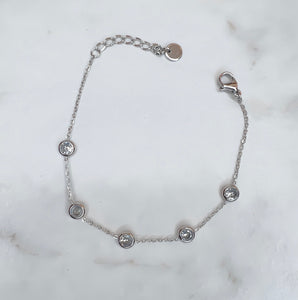 Silver Station Necklace