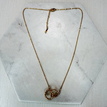 Load image into Gallery viewer, Diamanté Interlinked Circles Necklace