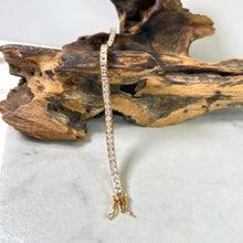 Load image into Gallery viewer, Square Cut Tennis Bracelet in 2 lengths