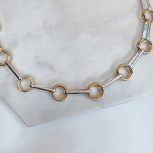 Load image into Gallery viewer, Gold &amp; Silver Links Necklace