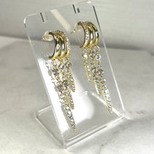 Load image into Gallery viewer, Gold Tassel Chain Earrings