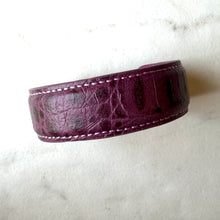 Load image into Gallery viewer, Narrow Textured Leather Cuff