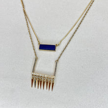 Load image into Gallery viewer, Navy Drop Necklace