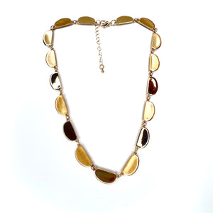 Gold Semi-Circles Necklace