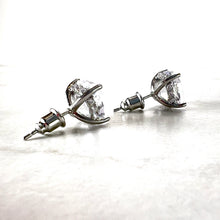 Load image into Gallery viewer, The Sonya Stud in Gold Silver &amp; Yellow Stone