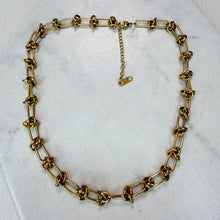 Load image into Gallery viewer, Gold Knot Necklace