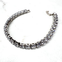 Load image into Gallery viewer, Lighter Weight Silver Tennis Bracelets