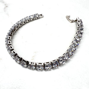 Lighter Weight Silver Tennis Bracelets