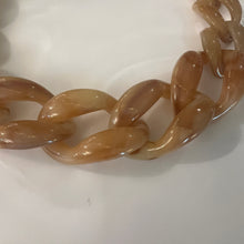 Load image into Gallery viewer, Caramel Acrylic Necklace