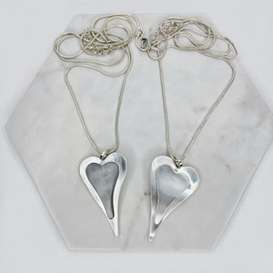 Long Heart Necklace