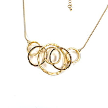 Load image into Gallery viewer, Gold Circles Design Necklace