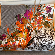 Load image into Gallery viewer, Large Colourful Floral Scarf