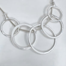 Load image into Gallery viewer, Silver Circles Necklace